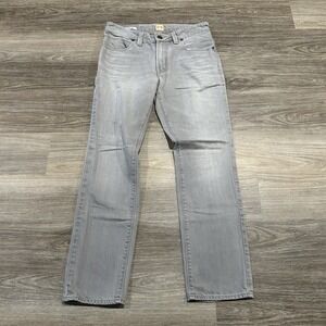 Hugo Boss Mens Jeans 32x30 Grey Orange 63 Barcelona Cliff Slim Fit Denim W32 L30